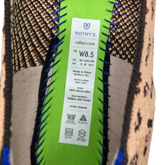 Rothy's The Loafer Spotted Leopard Women’s Size‎ 8.5 - Picture 10 of 10